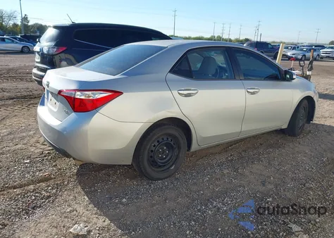 2015 Toyota Corolla Le из США, поврежденный, VIN 5YFBURHEXFP257277